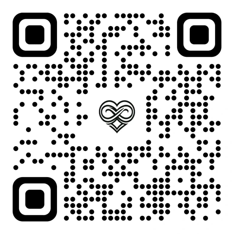 Sample pet memorial QR code